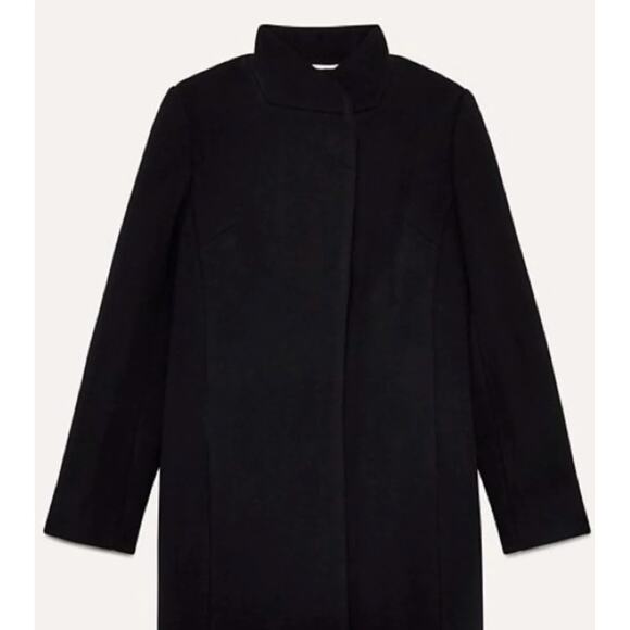 Wilfred Laval Black Wool Cashmere Coat size S small - Picture 12 of 12